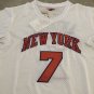 Knicks No.7 White Short Sleeve S-XXL