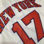 Knicks No.17 White Short Sleeve S-XXL
