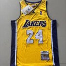 Kobe 24 V-neck yellow 08-09 fully embroidered XS-XXL