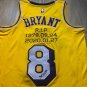 Kobe No. 8 Retro Yellow 78-20 Year Pure Embroidery XS-XXL