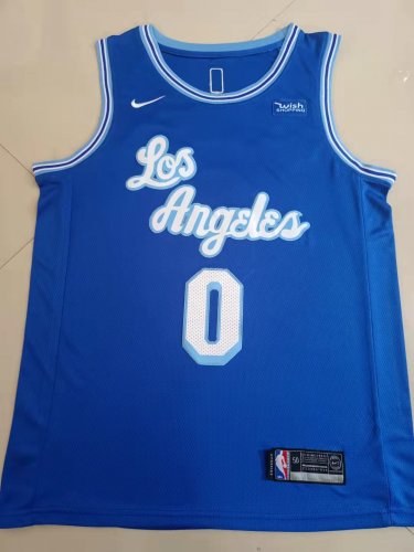 Lakers 0 # Blue  jersey