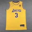 Lakers 3 yellow round neck new logo