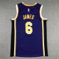 Lakers 6 purple round neck