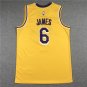 Lakers 6 Retro Yellow Round Neck