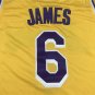Lakers 6 Retro Yellow Round Neck