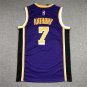 Lakers 7 Purple Round Neck 75th Anniversary Logo