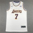 Lakers 7 retro white round neck