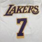 Lakers 7 retro white round neck