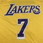 Lakers 7 Retro Yellow Round Neck