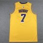 Lakers 7 Retro Yellow Round Neck