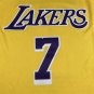 Lakers 7 yellow round neck new logo