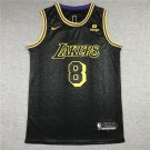 Lakers 8 Black Snake Pattern New Advertising Logo