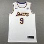 Lakers 9 white round neck