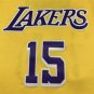 Lakers 15 yellow round neck