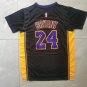 Lakers 24 Black Short Sleeves