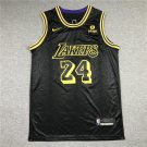 Lakers 24 Black Snake Pattern New Advertising Logo
