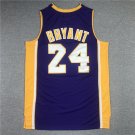 Lakers 24 Purple V-neck Retro Logo