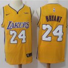 Lakers 24 yellow V-neck