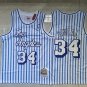 Lakers 34 white and blue stripes