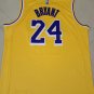 Lakers 75th Anniversary Kobe 24th Yellow  jersey