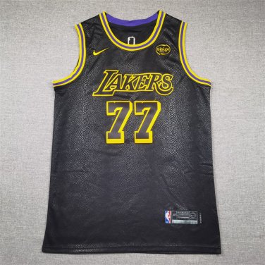 Lakers 77 Black Serpent Pattern
