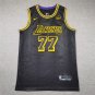 Lakers 77 Black Serpent Pattern