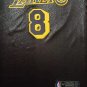 Lakers front 8, back 24 black heart snake patterned jersey