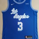 Lakers No. 3 Blue  jersey