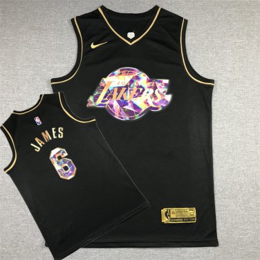 Lakers No. 6 Diamond Edition Black Gold