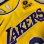 Lakers No. 6 Retro Yellow Embroidered XS-XXL