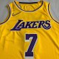 Lakers No. 7 75th Anniversary Diamond Edition Yellow XS-XXL