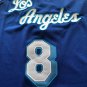 Lakers No. 8 Kobe LOS Grass Blue Embroidered XS-XXL