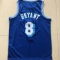 Lakers No. 8 Kobe LOS Grass Blue Embroidered XS-XXL