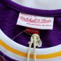 Lakers No. 8 Purple Gold Label 96-97 Embroidered XS-XXL Full Size
