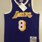 Lakers No. 8 Purple Gold Label 96-97 Embroidered XS-XXL Full Size
