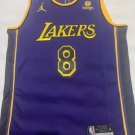 Lakers No. 8 Purple Jordan jersey