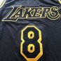 Lakers No. 8 Serpentine Black Full Secret Embroidery XXS-XXL