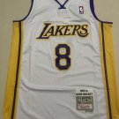 Lakers No. 8 White Retro