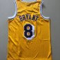 Lakers No. 8 Yellow Embroidered MN96-97XS-XXL Full Size