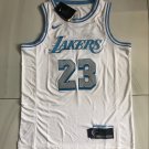 Lakers No. 23 James City White XS-XXL