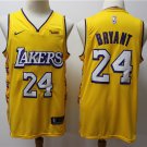 Lakers No. 24 2019-2020 New Yellow City Edition Jersey - with Sponsorship Logo