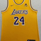 Lakers No. 24 Kobe's new sponsored trademark yellow jersey