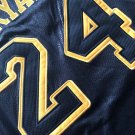 Lakers No. 24 Serpentine Black Embroidered XXS-XXL Lakers No. 24 Serpentine Black Embroidered XXS-XXL