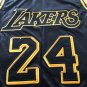 Lakers No. 24 Serpentine Black Embroidered XXS-XXL