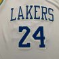 Lakers No. 24 White  jersey