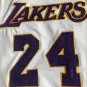 Lakers No. 24 White Kobe AU Embroidered Champion Logo (09-10)