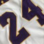 Lakers No. 24 White Kobe AU Embroidered Champion Logo (09-10)