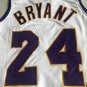 Lakers No. 24 White Kobe AU Embroidered Champion Logo (09-10)