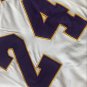 Lakers No. 24 White Kobe AU Embroidered Champion Logo (09-10)