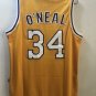 Lakers No. 34 Mesh Yellow Clover